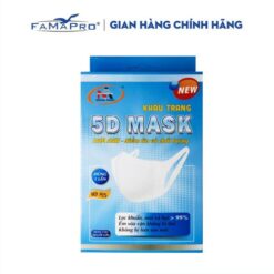 Khẩu trang 5D ngừa dị ứng quai vải